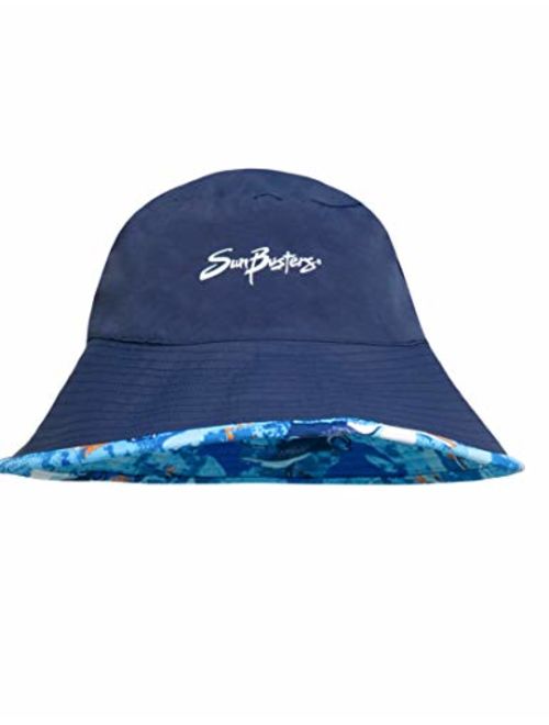 Reef SunBusters Boys Reversible Bucket Hat, UPF 50+ Sun Protection Sun Hat