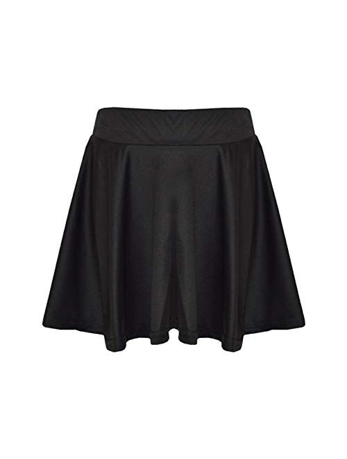 a2z4kids Comic Graffiti Leopard #Selfie Crop Top & Fashion Skater Skirt Set