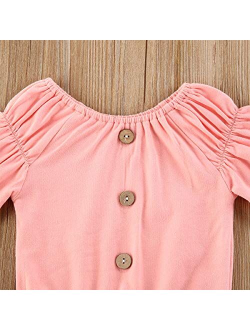 Canis Toddler Baby Girls Jeans Shorts Outfits Floral Shirt Tops Ripped Denim Shorts Summer Clothes Set