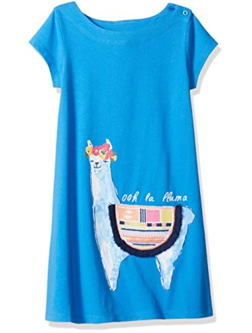 Amazon Brand - Spotted Zebra Girls' Toddler & Kids Knit Short-Sleeve A-Line T-Shirt Dresses