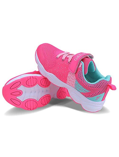 Lingmu Girl's Boys Fashionable Running Shoes Kid Breathable Non-Slip Tennis Shoes Outdoor Sports Shoes Children's (Toddler/Little Kid/Big Kid)