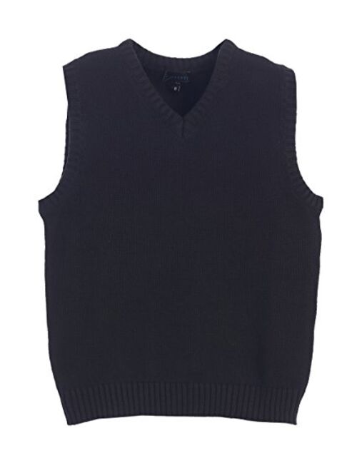 Gioberti Boy's V-Neck Knitted Pullover Sweater Vest