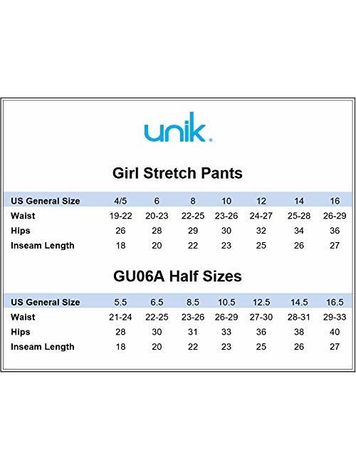 unik Girl Premium Stretch Pants Regular and Plus/Half Sizes Grey Hunter Green Black Navy Khaki
