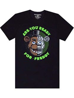 Five Nights at Freddy's Boys' Freddy Fazbear Glow in The Dark T-Shirt
