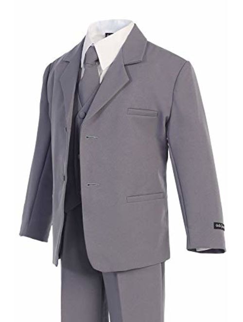 iGirlDress Boys Formal Dress Suit with Shirt and Vest