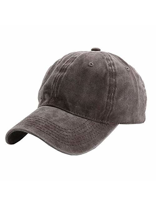 IZUS Baseball-Cap-Hat-Boys Kids Adjustable Plain - Unisex Unconstructed Low Profile Cotton