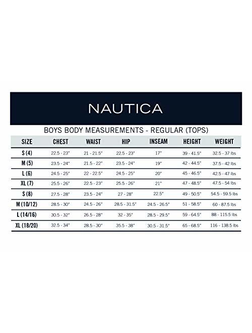 Nautica Boys' School Uniform Short Sleeve Performance Polo