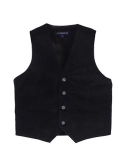 Boy's Velvet Formal Suit Vest