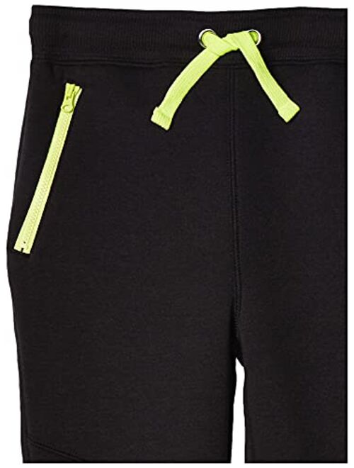 Amazon Brand - Spotted Zebra Boys Zip-Pocket Fleece Jogger Pants