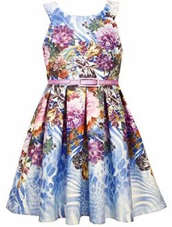 Girls' Fit and Flare Fashion Dress