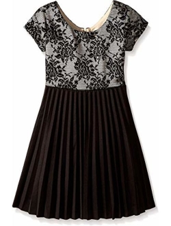 Girls' Fit and Flare Fashion Dress