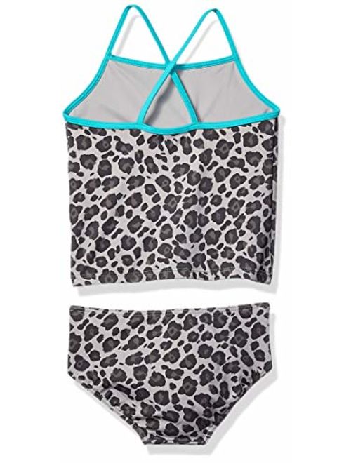 Amazon Brand - Spotted Zebra Girl's Toddler & Kid's Tankini Swimsuit
