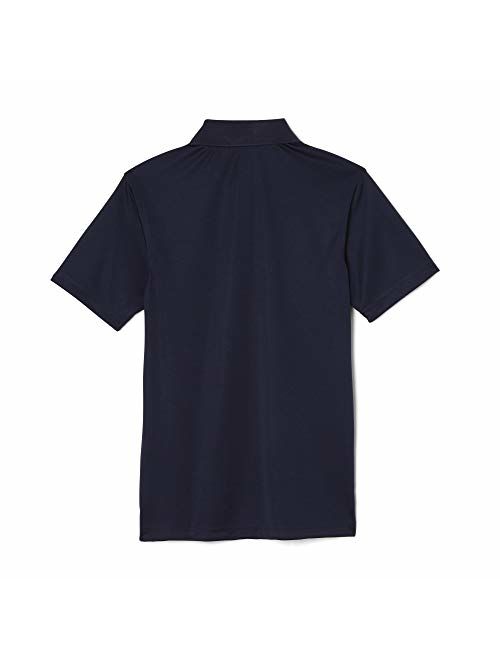 French Toast Boys' Short Sleeve Moisture Wicking Stretch Sport Polo Shirt