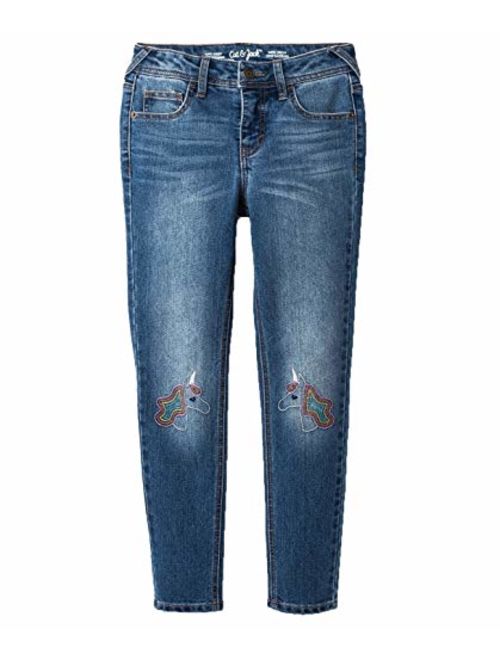 Cat & Jack Girl's Super Skinny Embroidered Jeans -