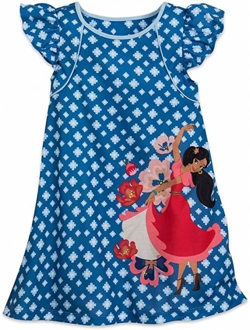 Disney Girls' Elena of Avalor Nightgown - Blue