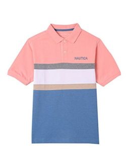 Boys' Short Sleeve Colorblock Deck Polo Shirt