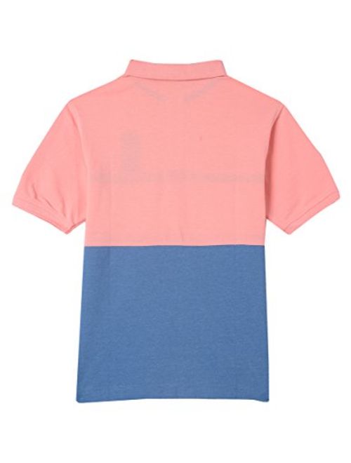 Nautica Boys' Short Sleeve Colorblock Deck Polo Shirt