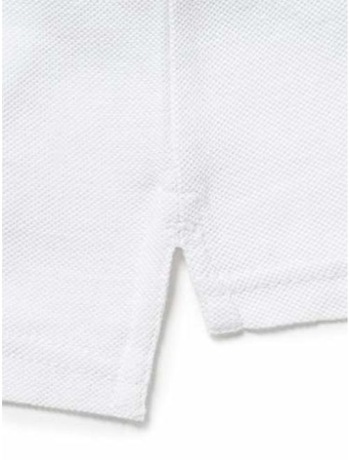 AKA Boys Wrinkle-Free Polo Shirt - Pique Chambray Collar Comfortable Quality