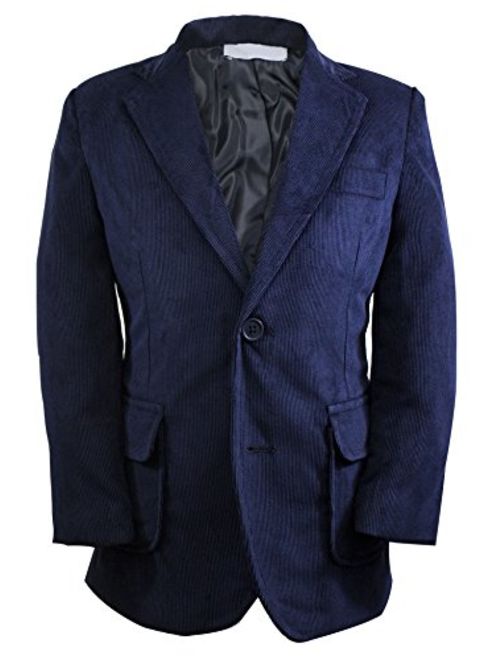 Luca Gabriel Toddler Boys' Single Breasted Corduroy Blazer Jacket