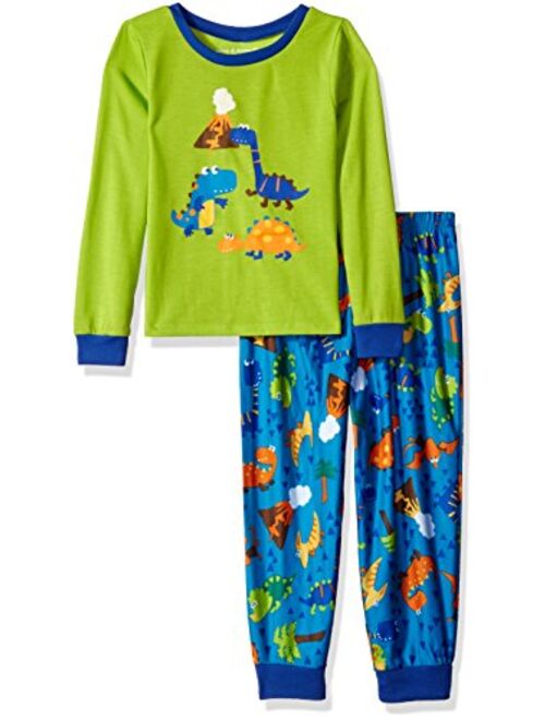 Peas & Carrots Boys' Toddler 2 Piece Soft Knit Flannel Pajama Set