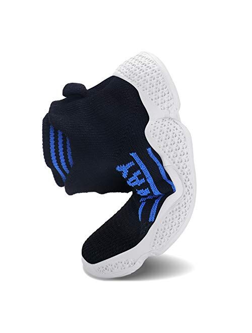 Ceryman Kids Running Shoes Lightweight Breathable Balenciaga Look Casual Athletic Walking Sneakers Slip-on Socks Shoes for Boys and Girls