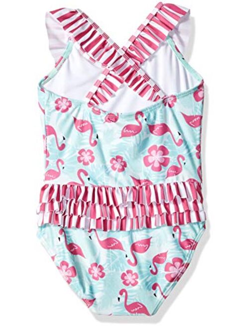 Flap Happy Girls' Toddler UPF 50+ Mindy Crossback Swimsuit