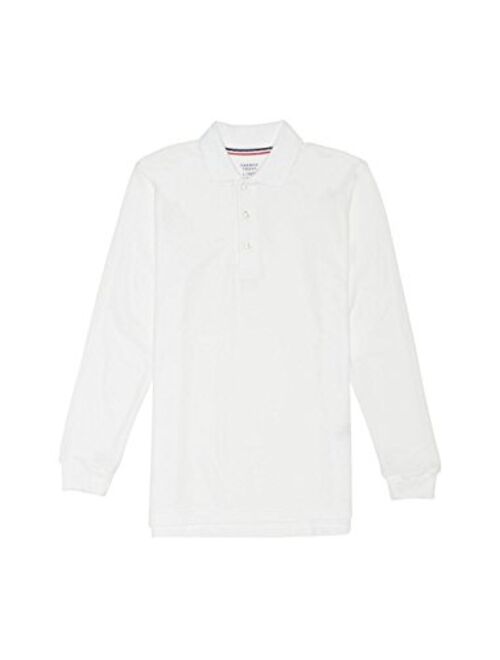 French Toast Boys' Long Sleeve Uniform Polo Shirt