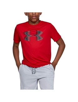 Boys' Tech Big Logo Solid T-Shirt Short Sleeve