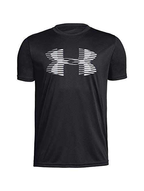Under Armour Boys' Tech Big Logo Solid T-Shirt Short Sleeve