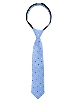 Boys' Pre-tied Woven Zipper Tie