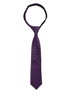 Boys' Pre-tied Woven Zipper Tie