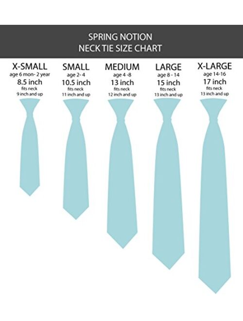 Spring Notion Boys' Pre-tied Woven Zipper Tie