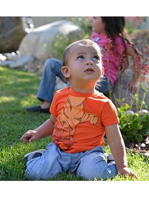 Peek-A-Zoo Become a Water Animal or Character Super Soft Short Sleeve Tee for Baby, Infant + Toddler (0/6M-6T)