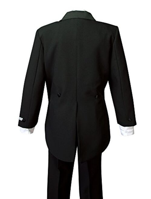 Spring Notion Boys' Black Classic Tuxedo with Tail