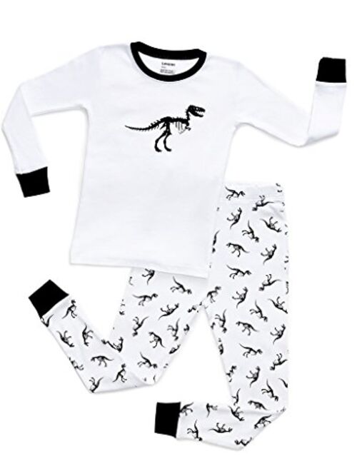 Leveret Kids & Toddler Pajamas Boys Girls Unisex 2 Piece Pjs Set 100% Cotton Halloween Sleepwear (12 Months-14 Years)