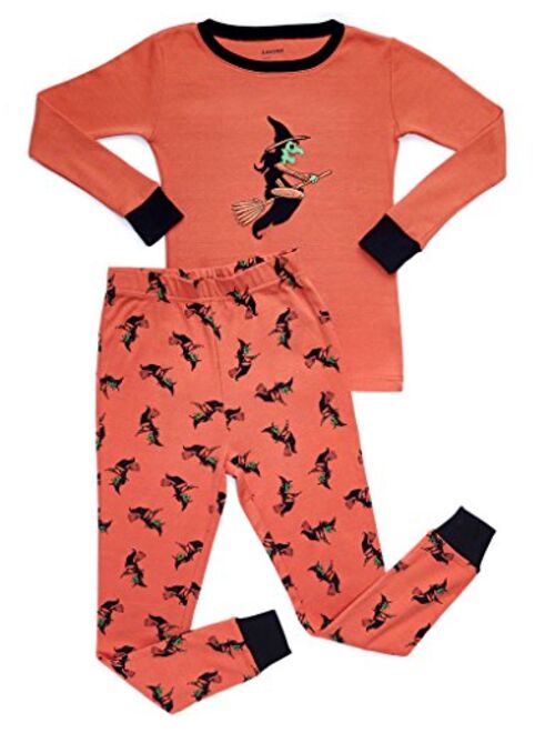 Leveret Kids & Toddler Pajamas Boys Girls Unisex 2 Piece Pjs Set 100% Cotton Halloween Sleepwear (12 Months-14 Years)