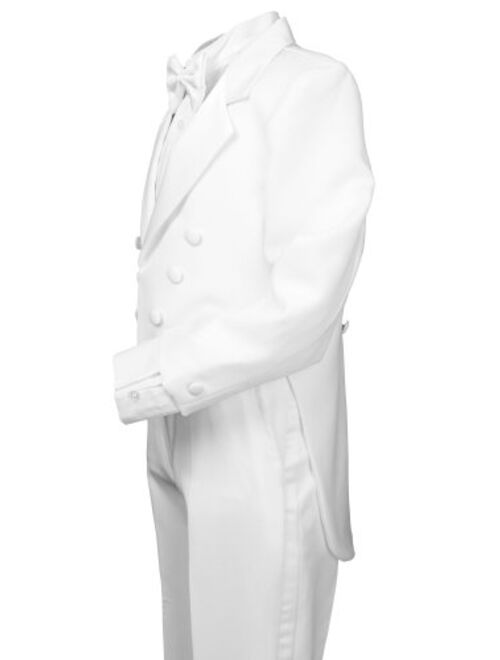 Spring Notion Boys' White Classic Tuxedo with Tail
