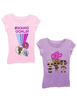 L.O.L. Surprise! Girls' 2 Pack T-Shirt Bundle