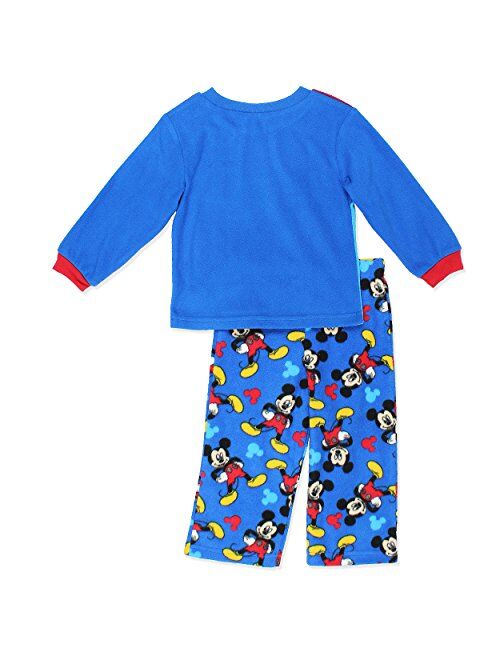 Disney Boys' Mickey 2-Piece Fleece Pajama Set