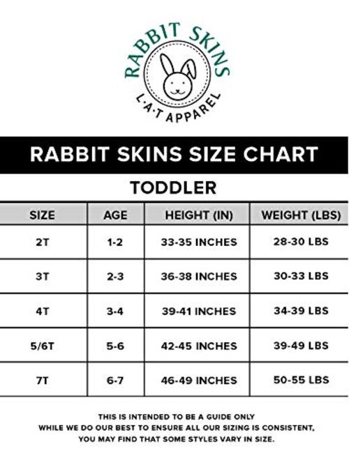 RABBIT SKINS Toddler Fine Jersey Raglan 3/4 Sleeve Baseball Tee