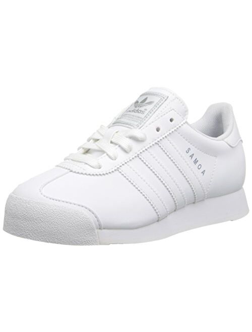 adidas Originals Samoa White/White/Silver Sneaker (Little Kid/Big Kid)