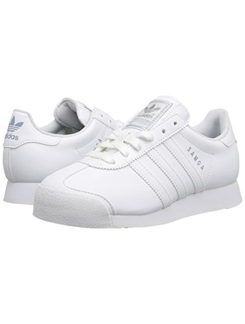 adidas Originals Samoa White/White/Silver Sneaker (Little Kid/Big Kid)