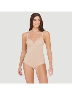 Assets by Spanx Women's Shaping Micro Low Back Cupped Bodysuit Shapewear