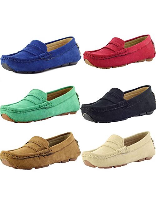 PPXID Toddler Little Kid Big Kid's Girl's Boy's Suede Slip-on Loafers Shoes Shoes