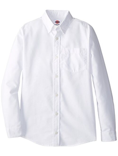 Dickies Boys' Long Sleeve Oxford Shirt
