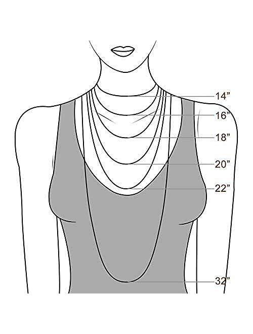 RESVIVI Personalized Sterling Silver Name Necklace Custom Made Any name Pendant Necklace