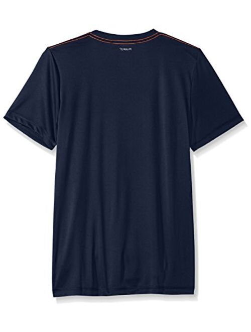 adidas Boys' Short Sleeve Logo Tee Shirt