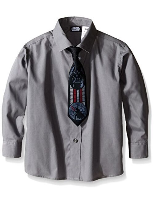 Star Wars Boys' Dress Shirt and Star Wars Tie