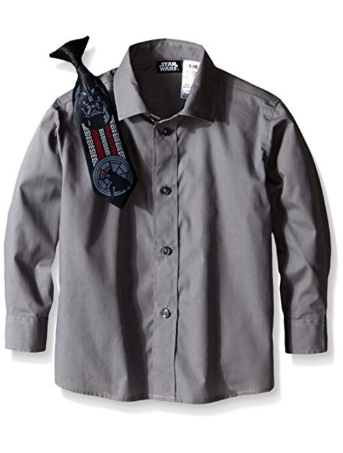 Star Wars Boys' Dress Shirt and Star Wars Tie