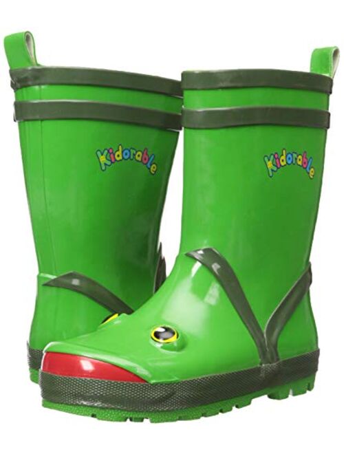 Kidorable Boys Frog Rubber Rain Boots
